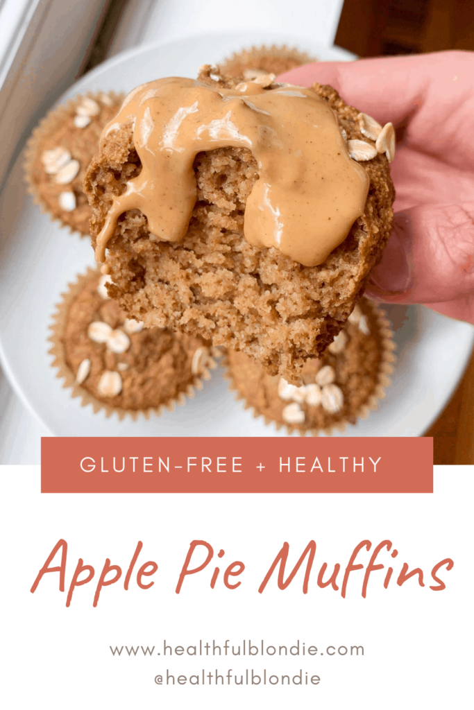 healthy apple pie muffins