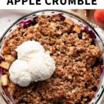 Apple and Blueberry Crumble Long Pin