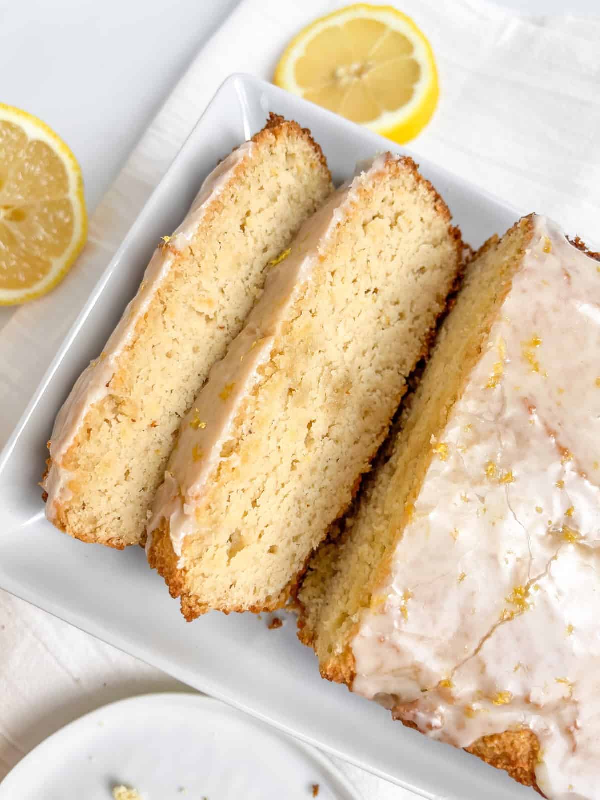 low-fat lemon pound cake
