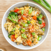 Best Ever Healthy Vegetable Fried Rice - Recipe by Healthful Blondie