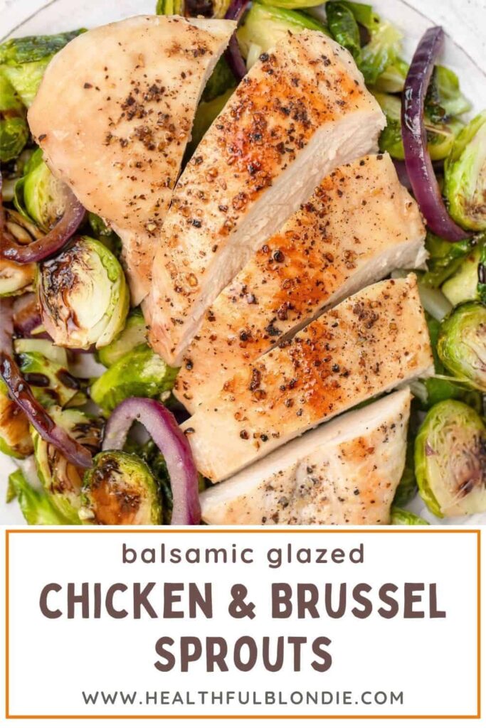 Pin for sheet pan chicken and brussel sprouts