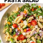 healthy greek pasta salad