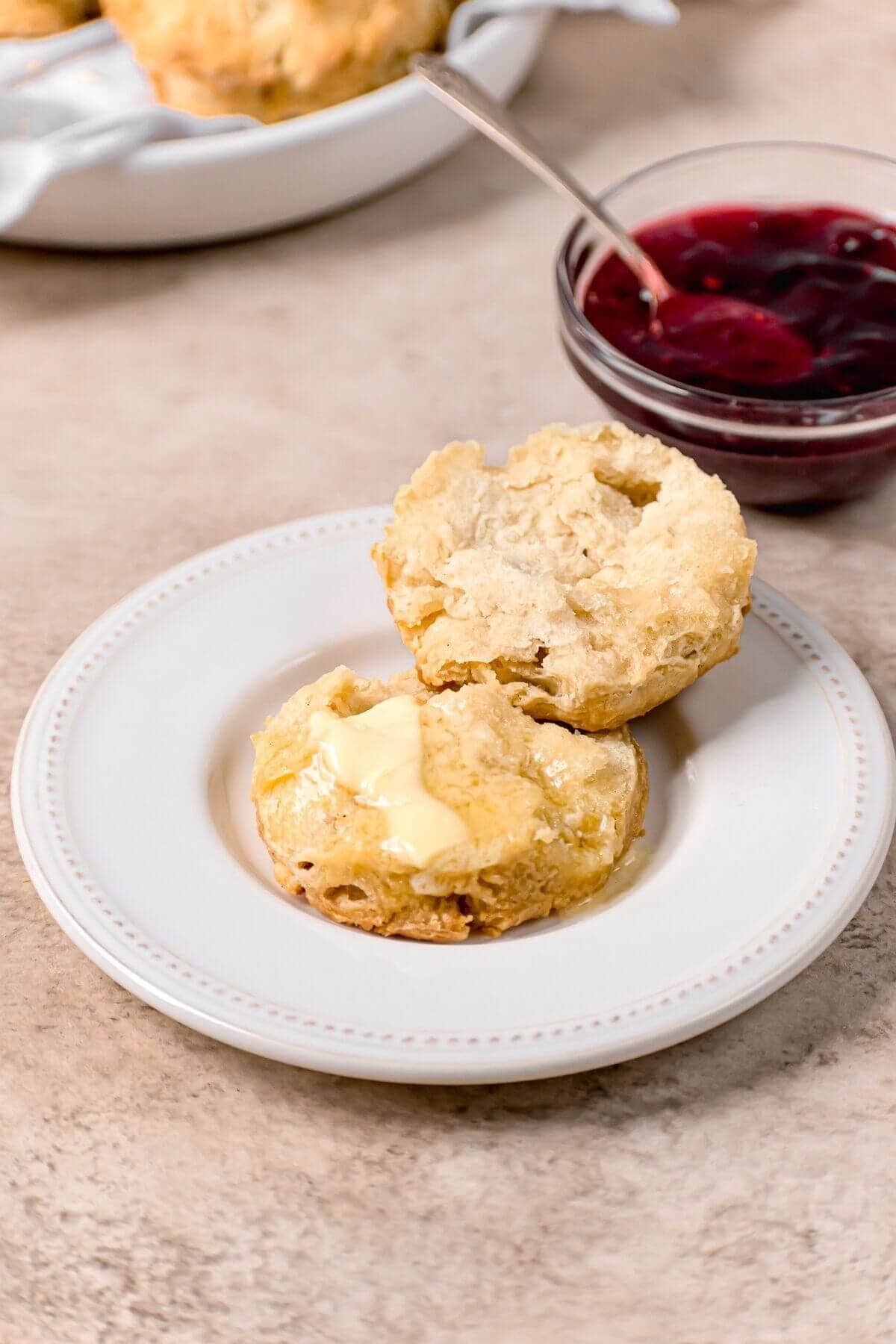 Fluffy Almond Milk Biscuits Healthful Blondie