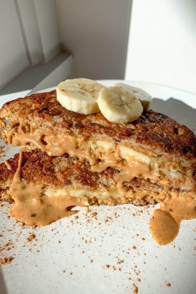healthy peanut butter french toast