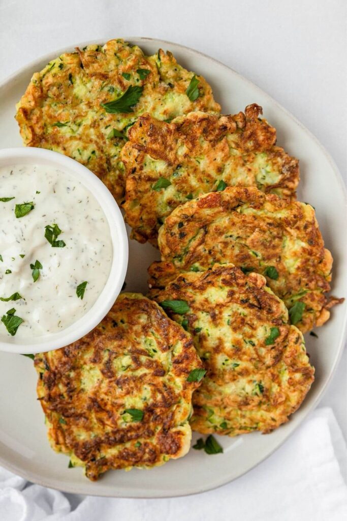 stove top zucchini fritters