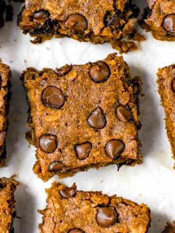 healthy pumpkin oatmeal bars
