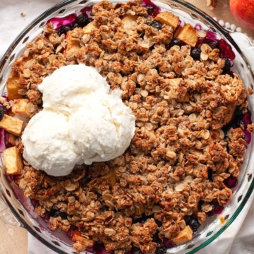 blueberry and apple crumble recipe