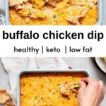 healthy low fat buffalo chicken dip