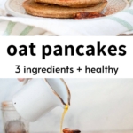 3 ingredient banana oatmeal pancakes