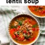 ground turkey lentil soup