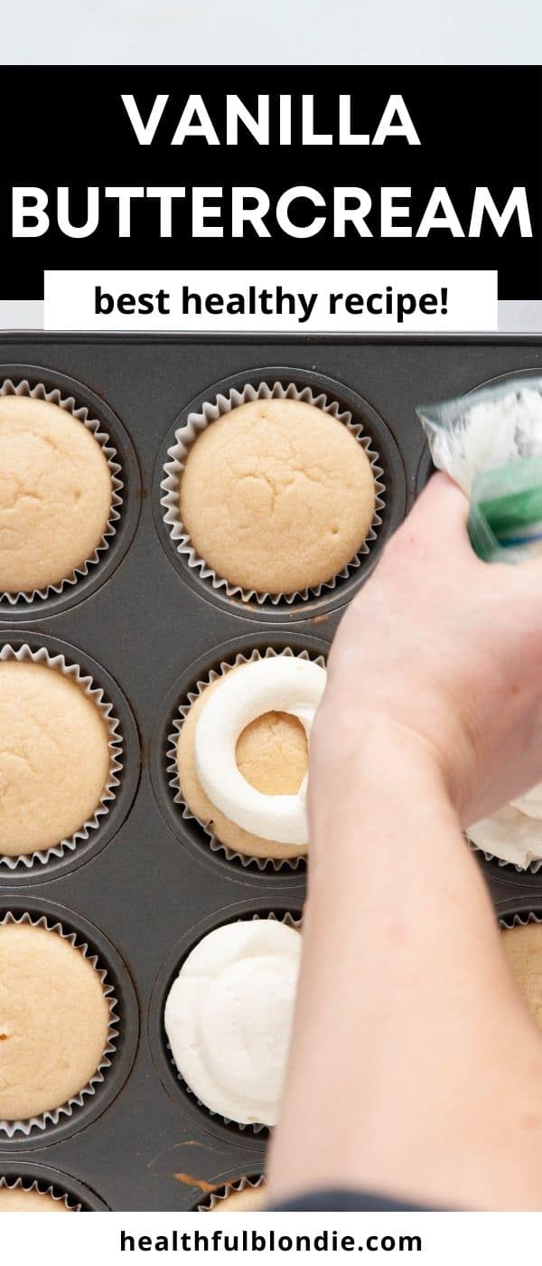 Healthy Vanilla Buttercream Frosting Healthful Blondie