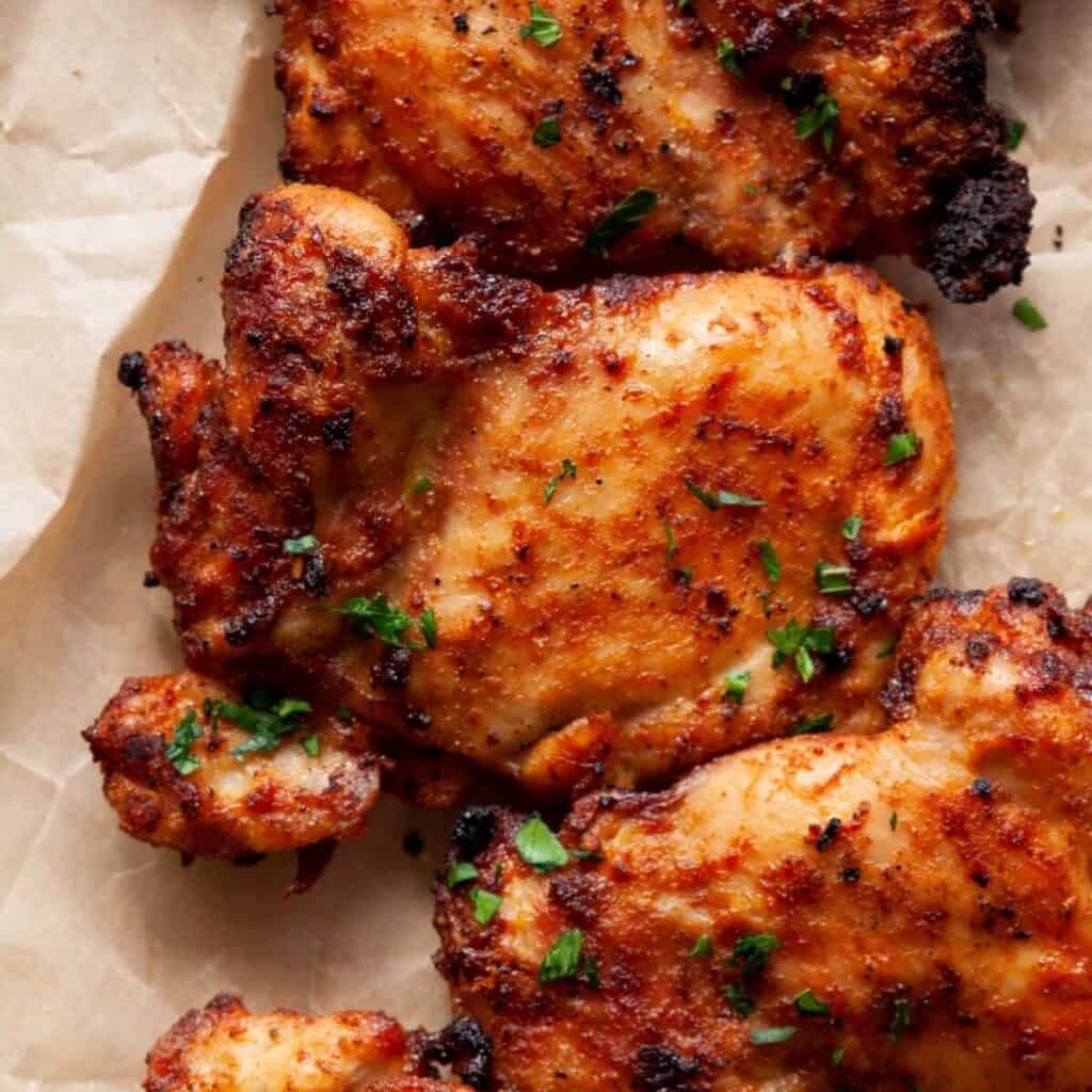 air fryer boneless and skinless chicken thighs
