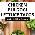 spicy chicken bulgogi lettuce tacos recipe