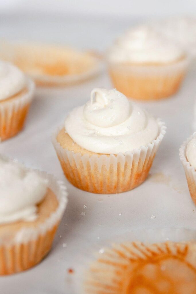 healthy vanilla cupcakes