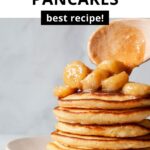 homemade banana foster pancakes