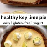 Gluten free healthy key lime pie