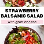 Strawberry Goat Cheese Salad