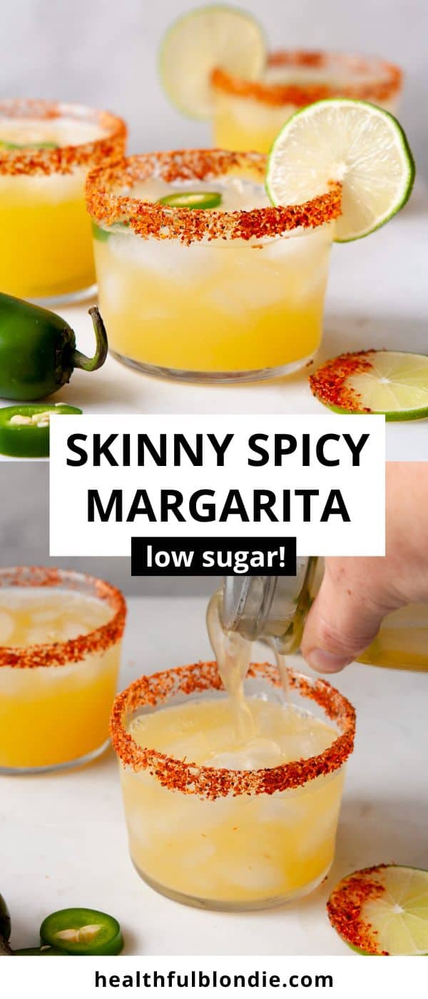 Skinny Spicy Margarita Recipe Healthful Blondie