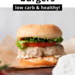 low carb grilled turkey burgers