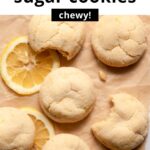 vegan lemon sugar cookies