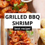 grilled barbecue shrimp skewers