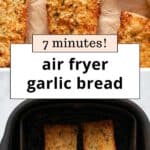 air fryer garlic bread