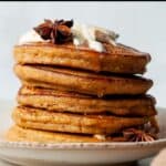 healthy pumpkin protein pancakes