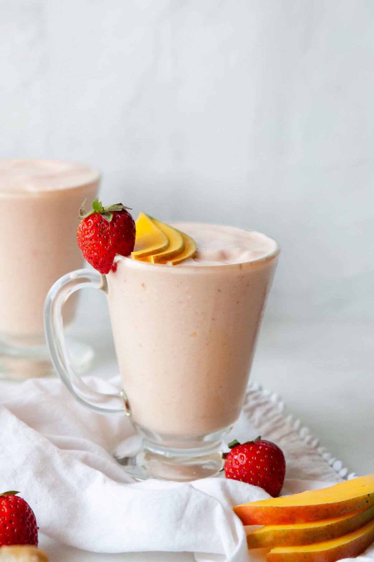 Banana Mango Strawberry Smoothie Healthful Blondie
