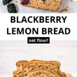 moist lemon blackberry bread