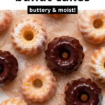 moist and buttery mini bundt cakes