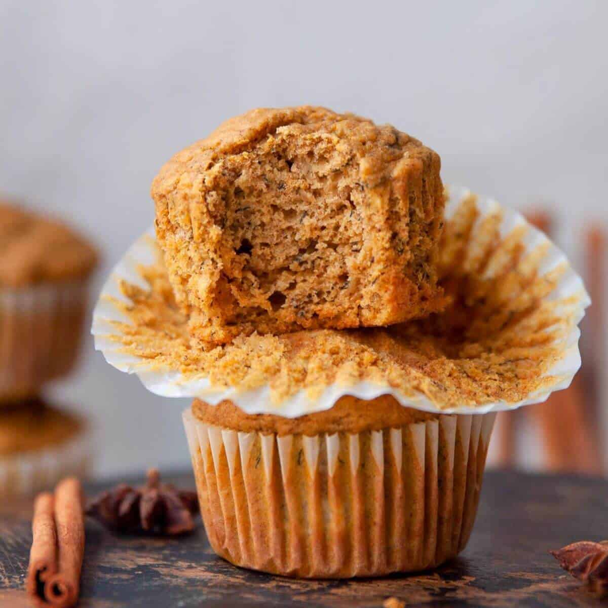 Banana Pumpkin Muffins Healthful Blondie