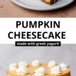 greek yogurt pumpkin cheesecake