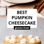 gluten-free pumpkin cheesecake