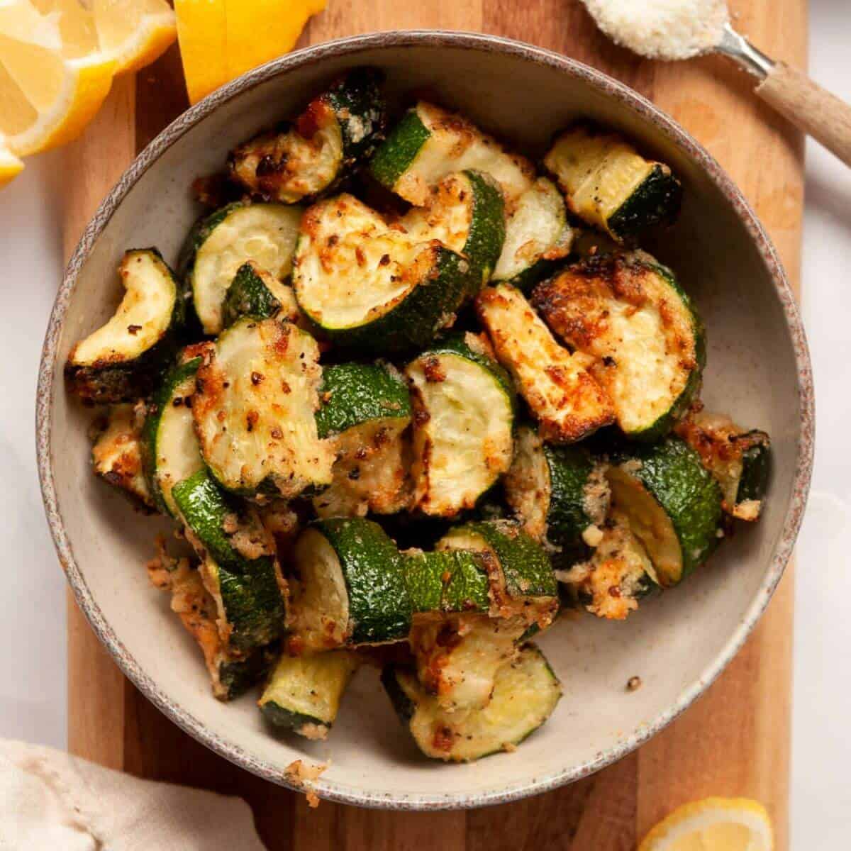 Air Fried Parmesan Zucchini-image