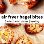 easy 5-minute air fryer bagel bites