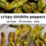 air fryer shishito peppers keto and crispy