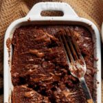 fluffy double chocolate baked oats