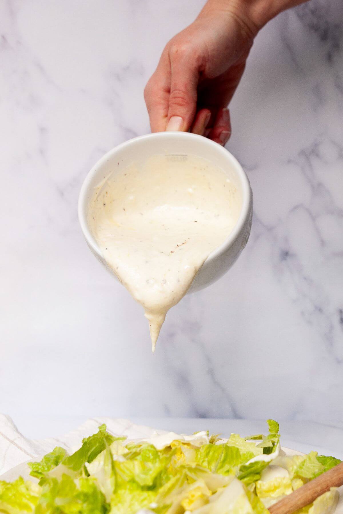 Healthy Caesar Dressing without Anchovies Healthful Blondie