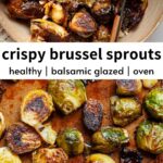 extra crispy roasted balsamic maple brussels sprouts
