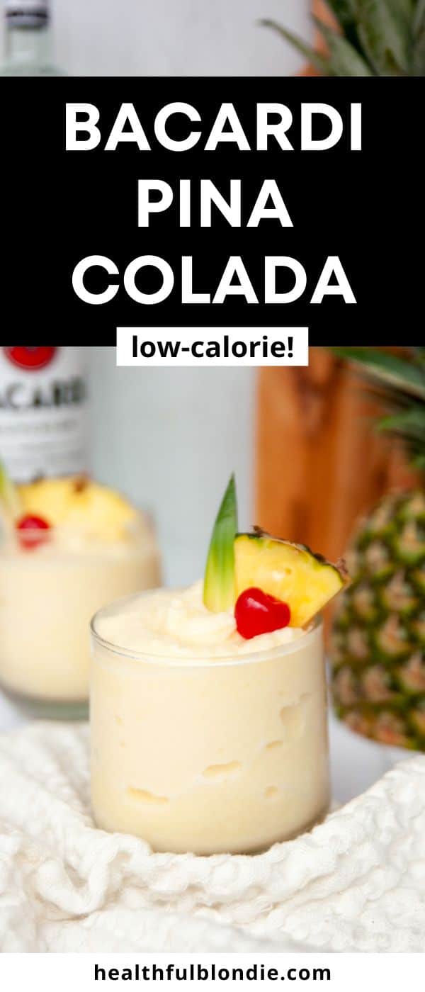 Skinny Bacardi Pina Colada - Healthful Blondie