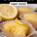 moist lemon drizzle cupcakes