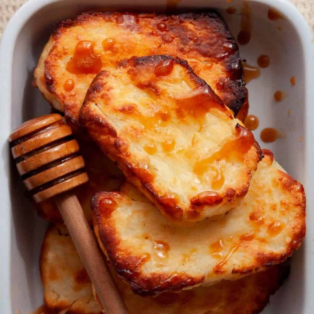 crispy air fryer halloumi cheese
