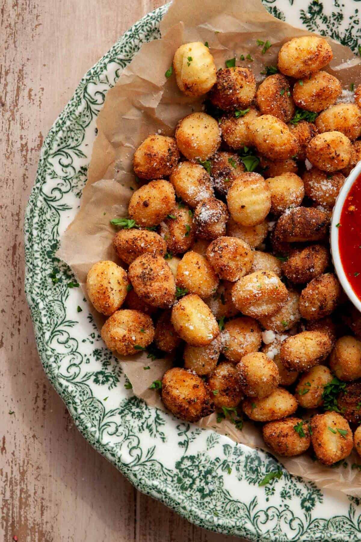 Easy air fryer gnocchi.