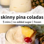 skinny 4-ingredient Bacardi pina colada recipe