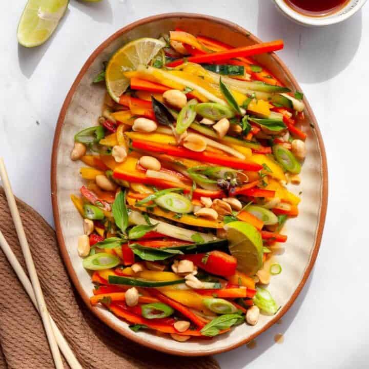 Thai Mango Salad Recipe - Healthful Blondie