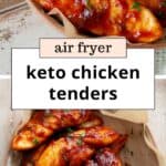 Air Fryer BBQ Chicken Tenders (No Breading + Keto)