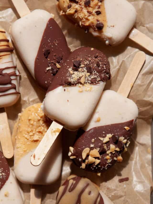 Banana Popsicles Recipe Healthful Blondie