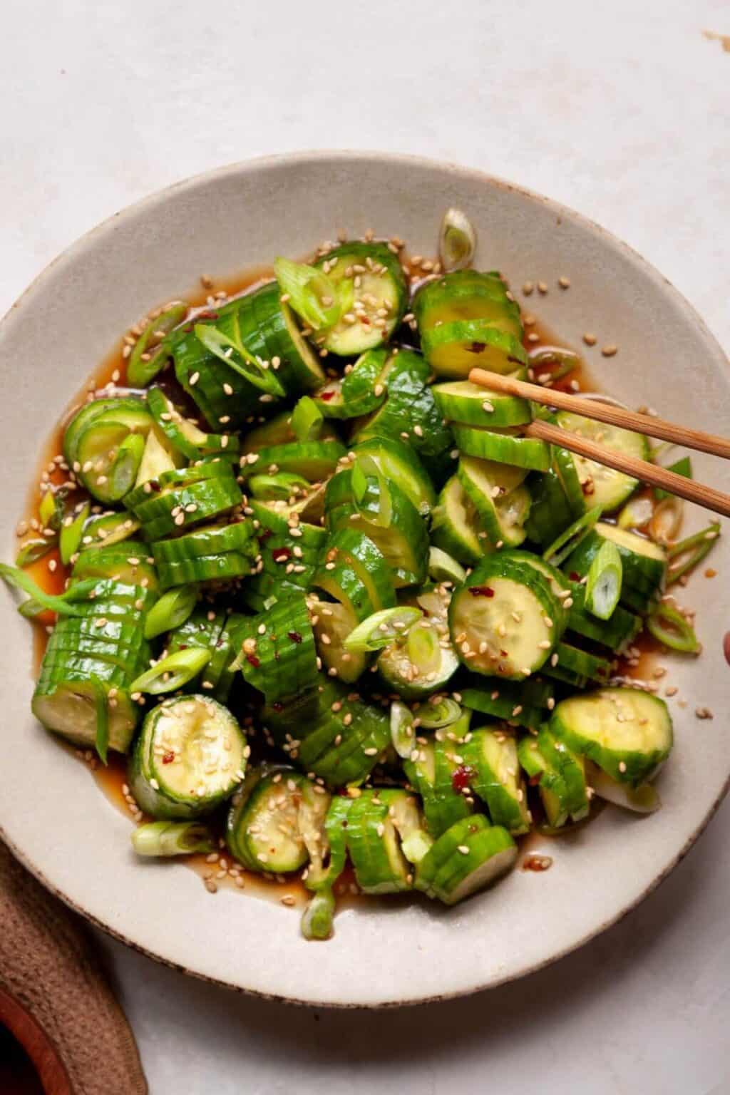 Beautiful Quick Spicy Cucumber Salad Capture Photography Beautiful Quick Spicy Cucumber Salad Capture Photography