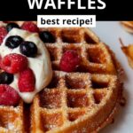 best fluffy dairy-free waffles recipe
