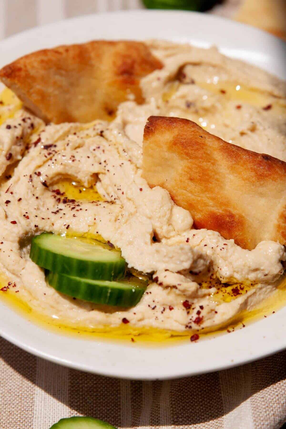 Blender Hummus Healthful Blondie